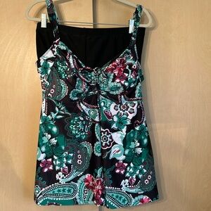 Tankini with Boy Shorts NWOT